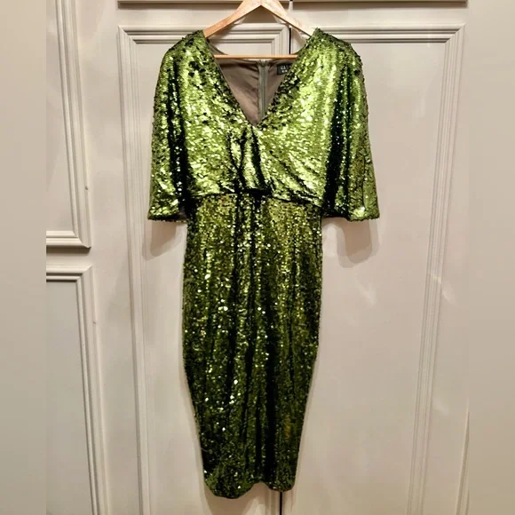 Club L London | Dresses | Club L Sequin Dress Beautiful Condition | Poshmark